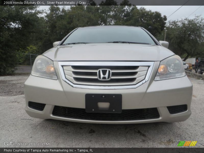 Silver Pearl Metallic / Gray 2008 Honda Odyssey EX-L