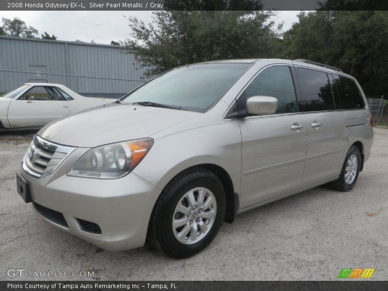 Silver Pearl Metallic / Gray 2008 Honda Odyssey EX-L