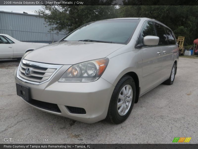 Silver Pearl Metallic / Gray 2008 Honda Odyssey EX-L