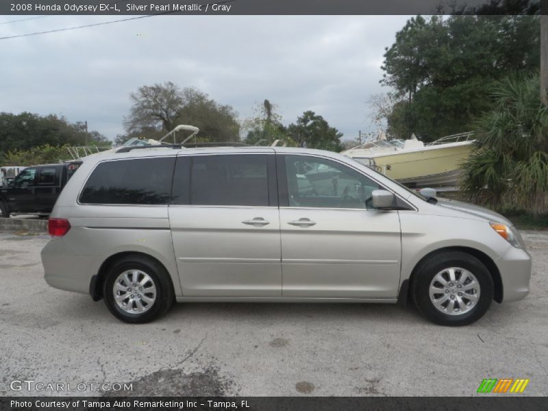 Silver Pearl Metallic / Gray 2008 Honda Odyssey EX-L