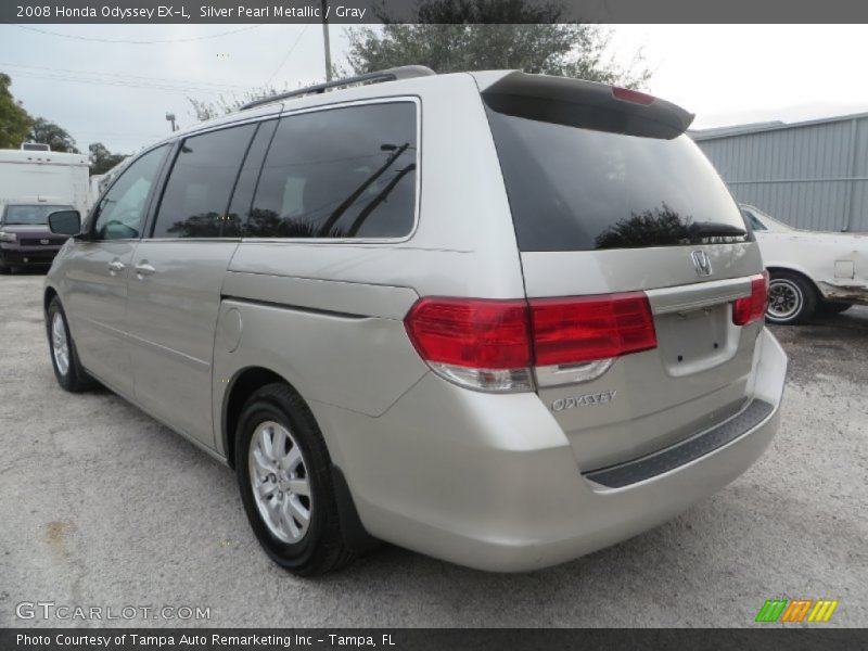 Silver Pearl Metallic / Gray 2008 Honda Odyssey EX-L