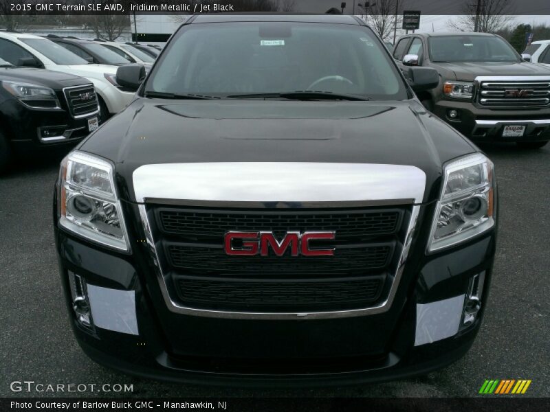 Iridium Metallic / Jet Black 2015 GMC Terrain SLE AWD