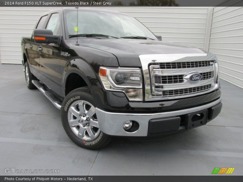 Tuxedo Black / Steel Grey 2014 Ford F150 XLT SuperCrew