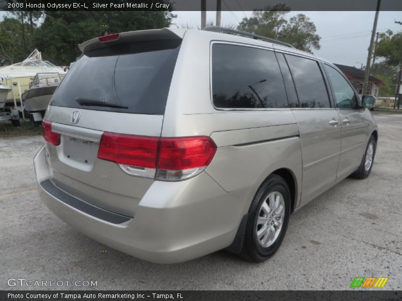 Silver Pearl Metallic / Gray 2008 Honda Odyssey EX-L