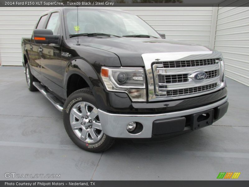 Tuxedo Black / Steel Grey 2014 Ford F150 XLT SuperCrew