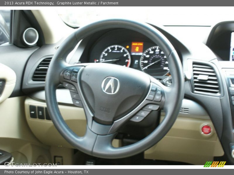 Graphite Luster Metallic / Parchment 2013 Acura RDX Technology
