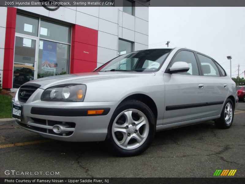 Sterling Metallic / Gray 2005 Hyundai Elantra GT Hatchback