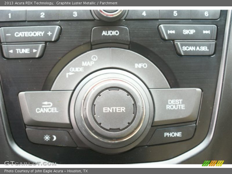 Graphite Luster Metallic / Parchment 2013 Acura RDX Technology
