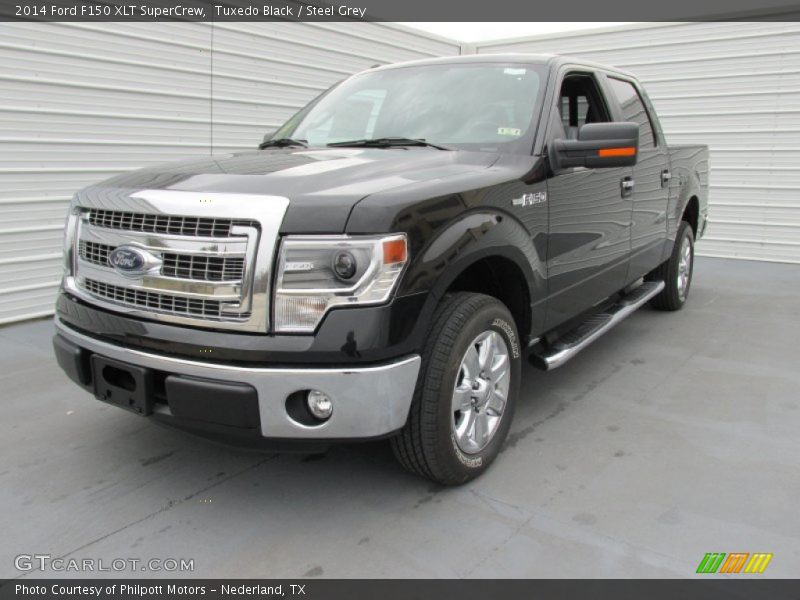 Tuxedo Black / Steel Grey 2014 Ford F150 XLT SuperCrew