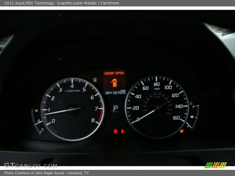 Graphite Luster Metallic / Parchment 2013 Acura RDX Technology
