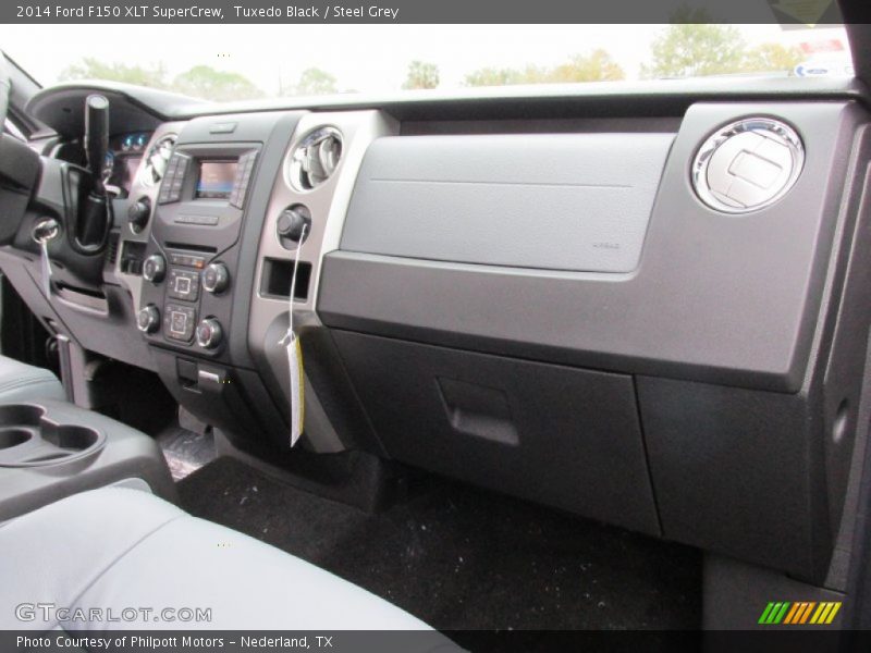 Tuxedo Black / Steel Grey 2014 Ford F150 XLT SuperCrew