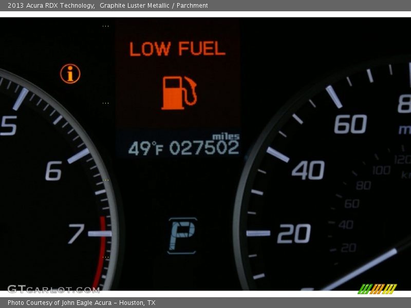 Graphite Luster Metallic / Parchment 2013 Acura RDX Technology