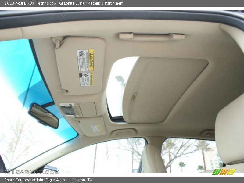 Graphite Luster Metallic / Parchment 2013 Acura RDX Technology