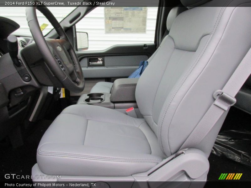 Tuxedo Black / Steel Grey 2014 Ford F150 XLT SuperCrew