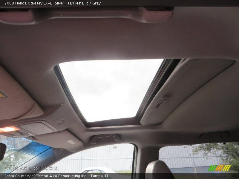 Silver Pearl Metallic / Gray 2008 Honda Odyssey EX-L