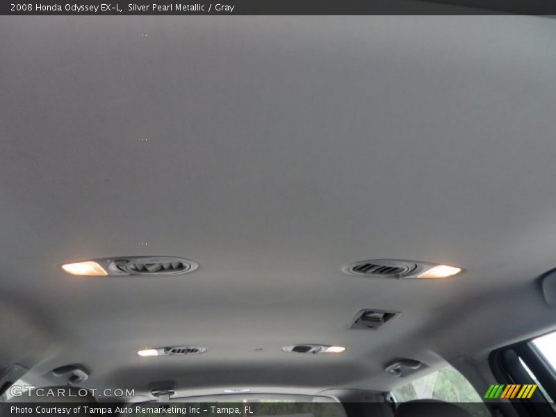 Silver Pearl Metallic / Gray 2008 Honda Odyssey EX-L