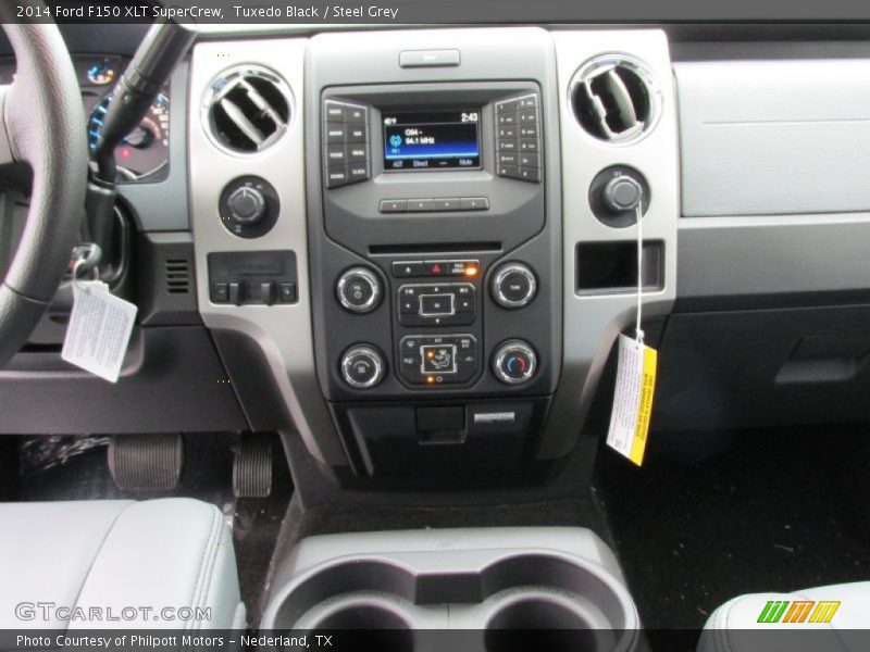 Tuxedo Black / Steel Grey 2014 Ford F150 XLT SuperCrew