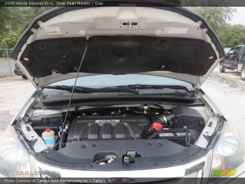 Silver Pearl Metallic / Gray 2008 Honda Odyssey EX-L