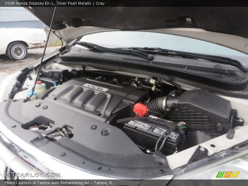 Silver Pearl Metallic / Gray 2008 Honda Odyssey EX-L