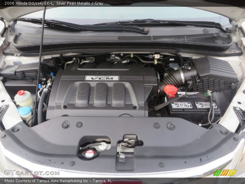 Silver Pearl Metallic / Gray 2008 Honda Odyssey EX-L
