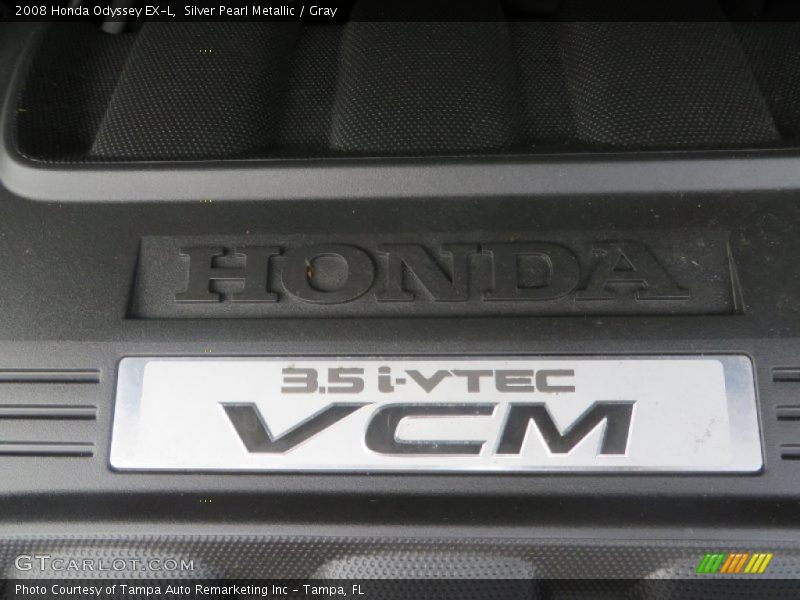 Silver Pearl Metallic / Gray 2008 Honda Odyssey EX-L