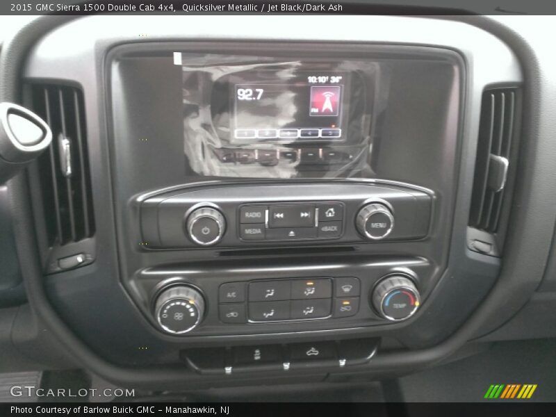 Quicksilver Metallic / Jet Black/Dark Ash 2015 GMC Sierra 1500 Double Cab 4x4