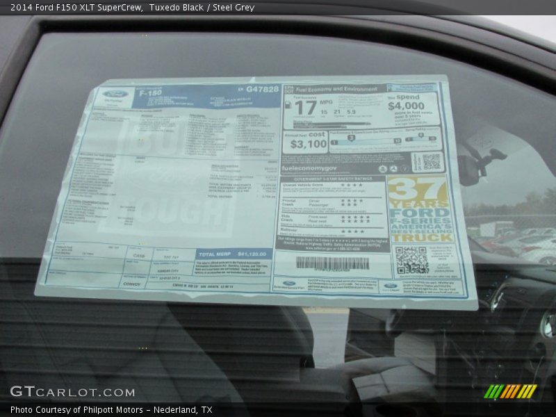 Tuxedo Black / Steel Grey 2014 Ford F150 XLT SuperCrew