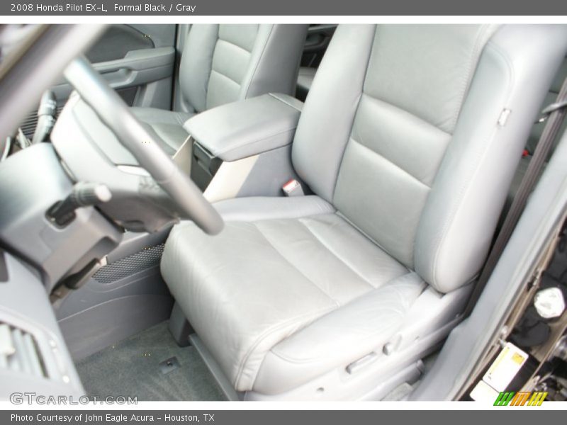 Formal Black / Gray 2008 Honda Pilot EX-L