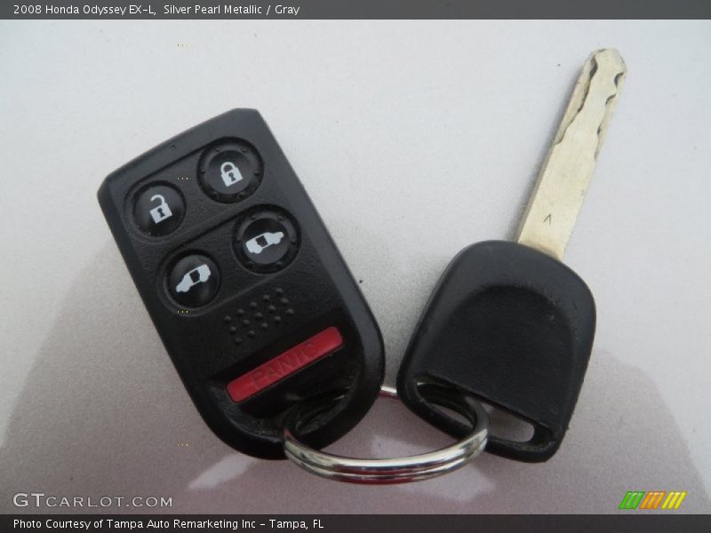 Silver Pearl Metallic / Gray 2008 Honda Odyssey EX-L