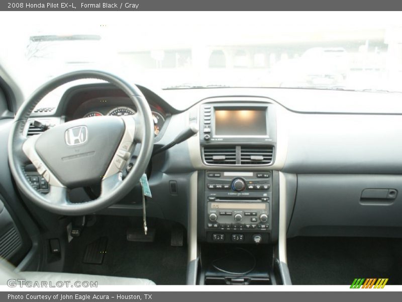 Formal Black / Gray 2008 Honda Pilot EX-L