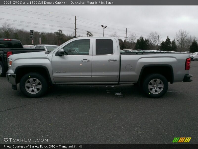  2015 Sierra 1500 SLE Double Cab 4x4 Quicksilver Metallic