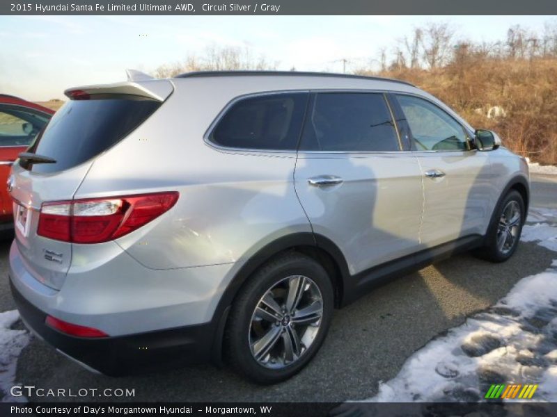 Circuit Silver / Gray 2015 Hyundai Santa Fe Limited Ultimate AWD