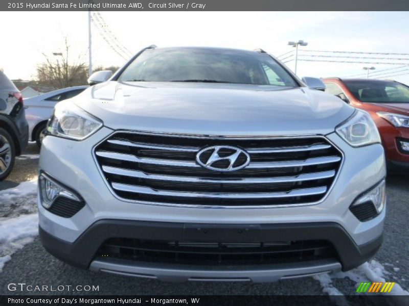 Circuit Silver / Gray 2015 Hyundai Santa Fe Limited Ultimate AWD