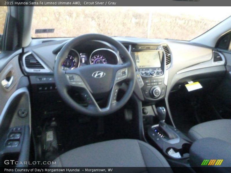 Circuit Silver / Gray 2015 Hyundai Santa Fe Limited Ultimate AWD