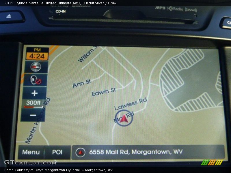 Circuit Silver / Gray 2015 Hyundai Santa Fe Limited Ultimate AWD