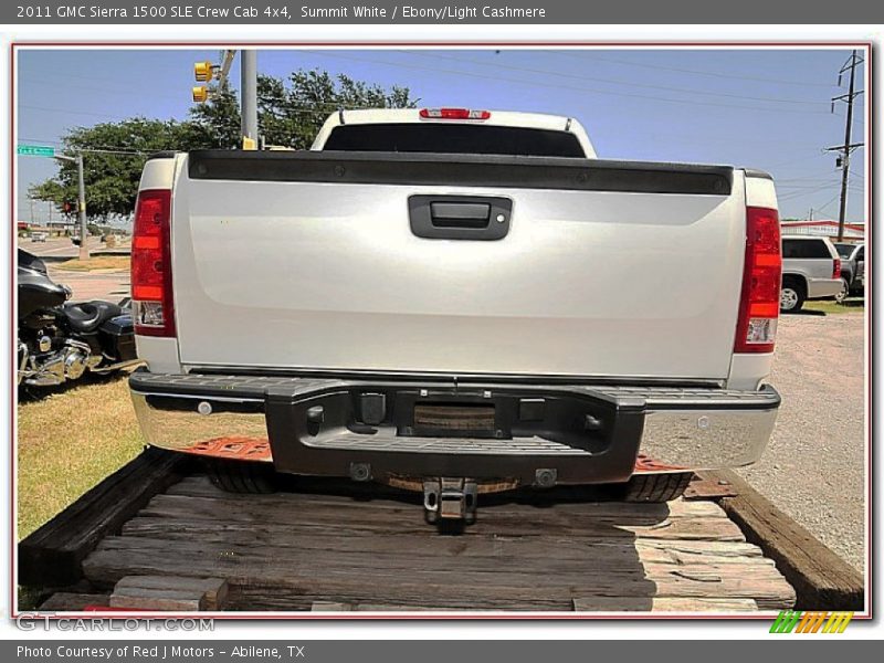 Summit White / Ebony/Light Cashmere 2011 GMC Sierra 1500 SLE Crew Cab 4x4