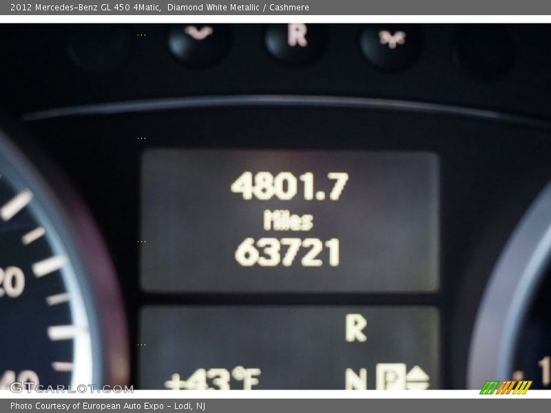 Diamond White Metallic / Cashmere 2012 Mercedes-Benz GL 450 4Matic