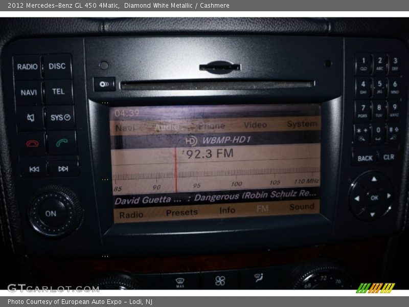 Diamond White Metallic / Cashmere 2012 Mercedes-Benz GL 450 4Matic