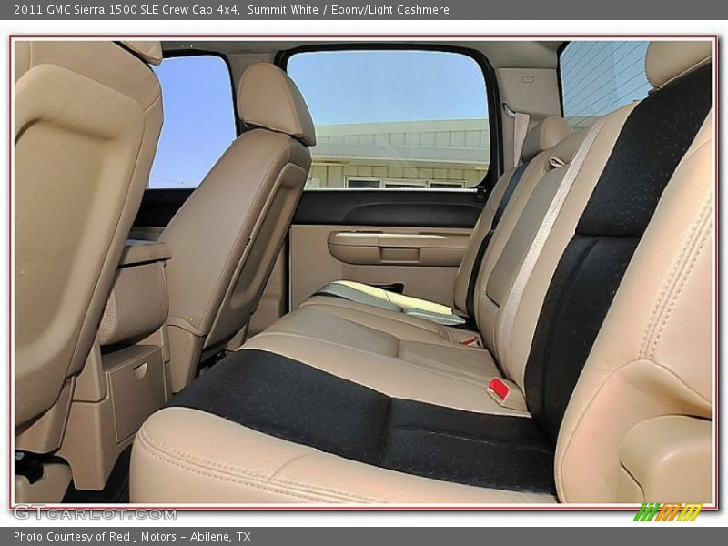 Summit White / Ebony/Light Cashmere 2011 GMC Sierra 1500 SLE Crew Cab 4x4
