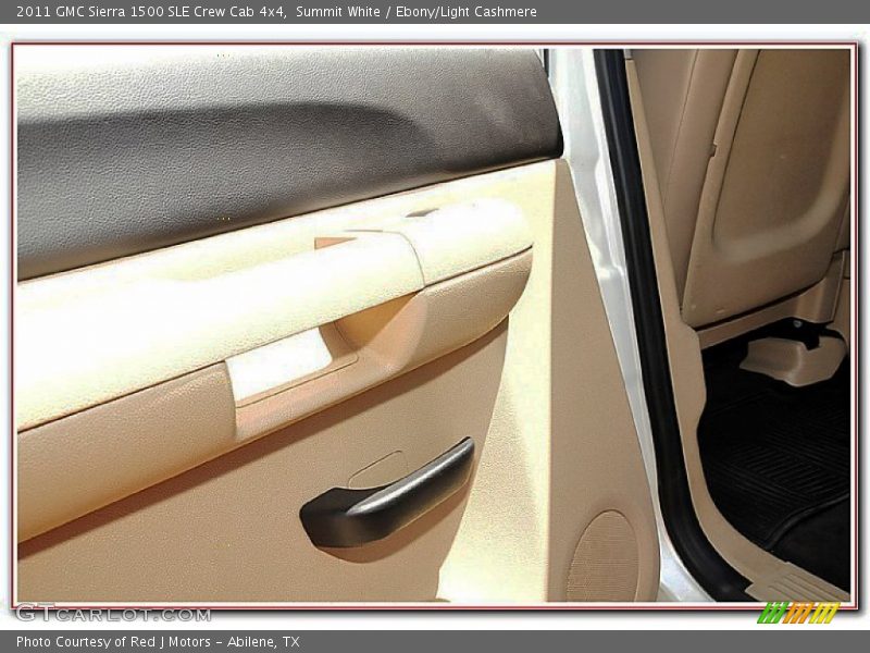 Summit White / Ebony/Light Cashmere 2011 GMC Sierra 1500 SLE Crew Cab 4x4