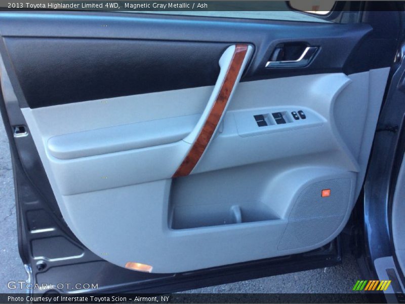 Magnetic Gray Metallic / Ash 2013 Toyota Highlander Limited 4WD