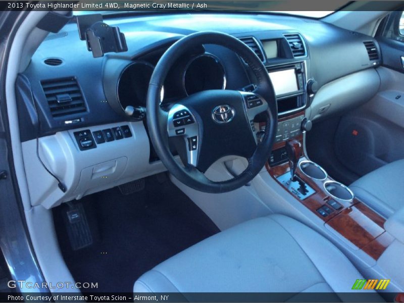 Magnetic Gray Metallic / Ash 2013 Toyota Highlander Limited 4WD