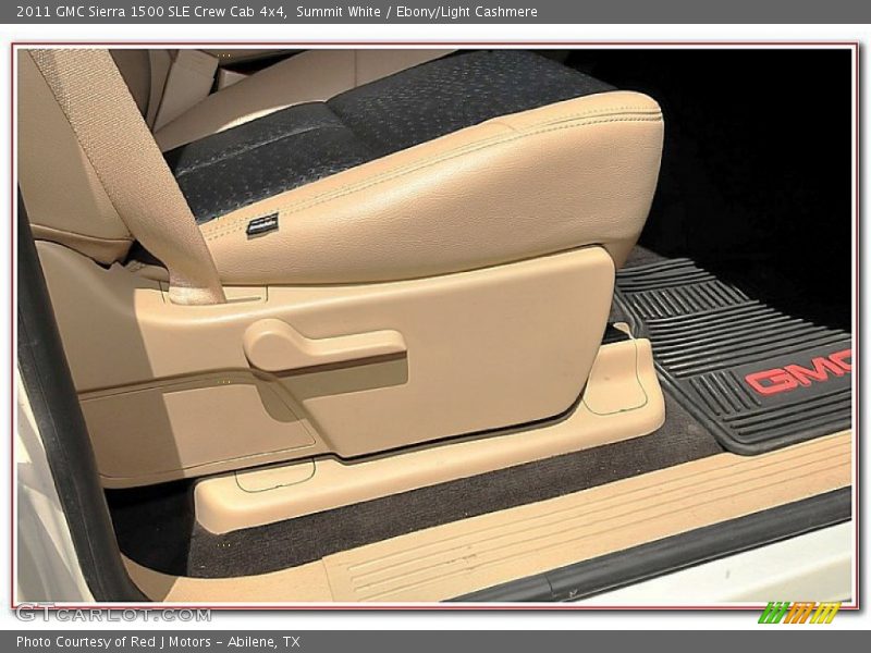 Summit White / Ebony/Light Cashmere 2011 GMC Sierra 1500 SLE Crew Cab 4x4