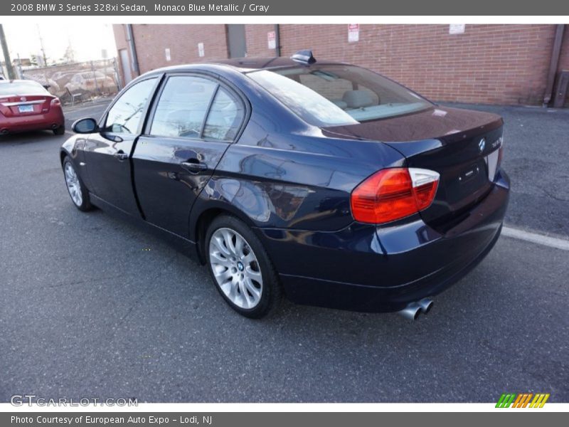 Monaco Blue Metallic / Gray 2008 BMW 3 Series 328xi Sedan