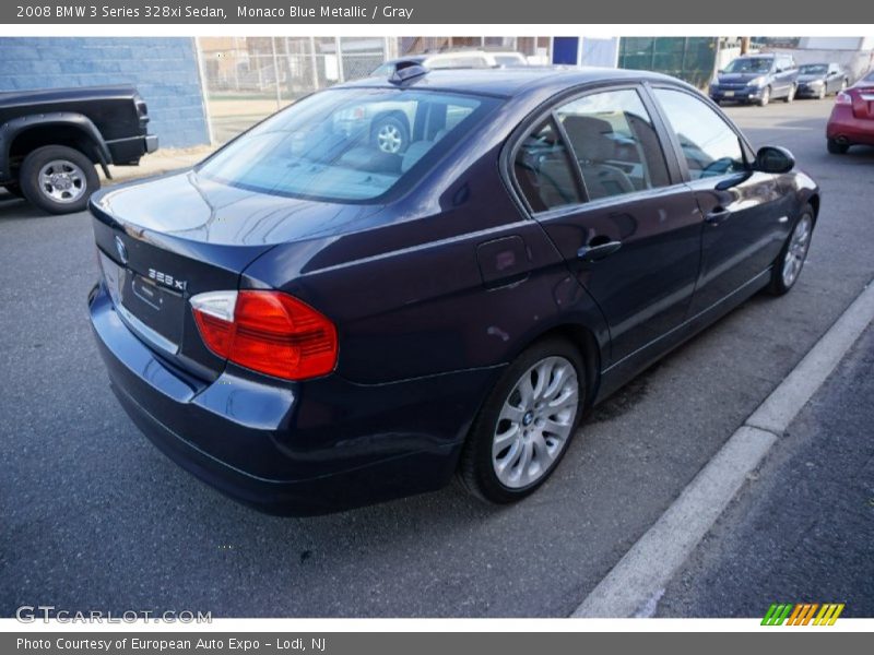 Monaco Blue Metallic / Gray 2008 BMW 3 Series 328xi Sedan