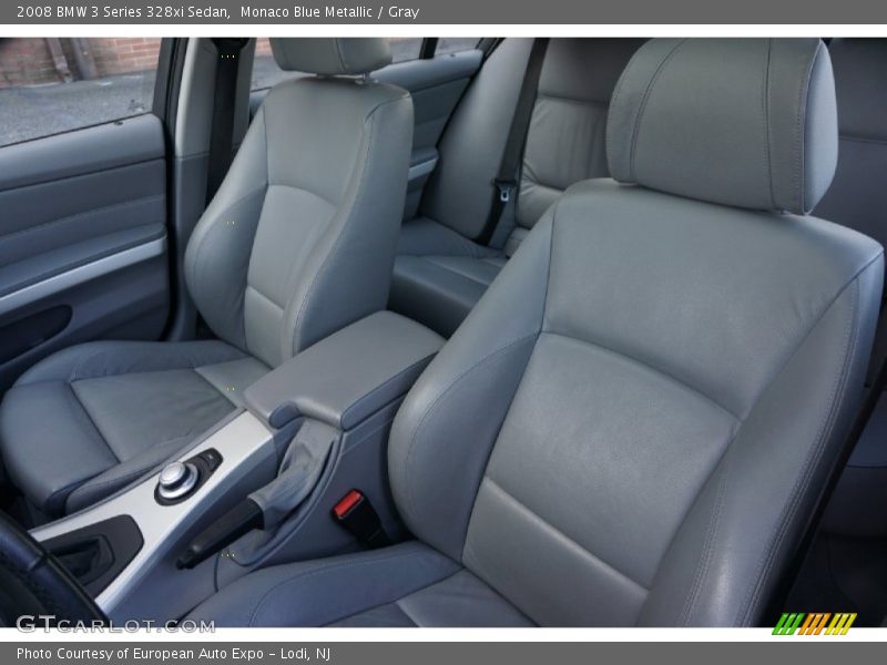 Monaco Blue Metallic / Gray 2008 BMW 3 Series 328xi Sedan