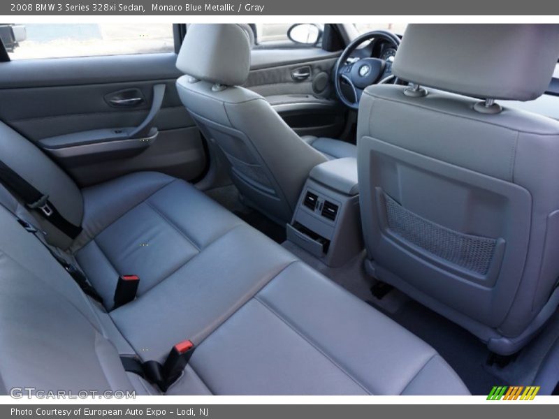 Monaco Blue Metallic / Gray 2008 BMW 3 Series 328xi Sedan