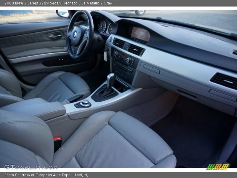 Monaco Blue Metallic / Gray 2008 BMW 3 Series 328xi Sedan