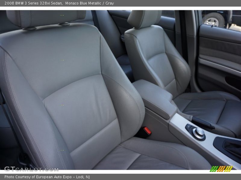 Monaco Blue Metallic / Gray 2008 BMW 3 Series 328xi Sedan