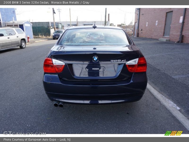 Monaco Blue Metallic / Gray 2008 BMW 3 Series 328xi Sedan